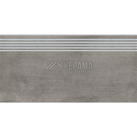 Керамогранитная Плитка для Ступенек Opoczno Grand Concrete Grava Grey ...