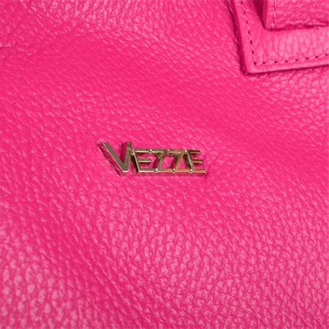 skórzana torebka róż fuksja od VEZZE XL ...