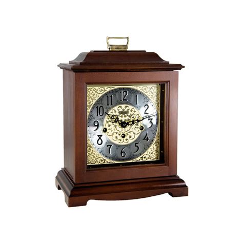 Clock Kit Mechanical Cherry Wood Mantel Clock #22518 by Emperor - Emperor Clock Company