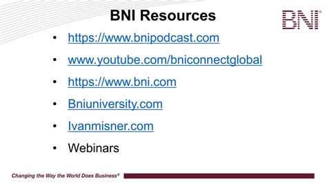 BNI LT & Coordinators role guide | PDF