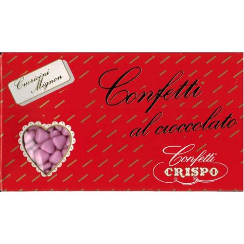 Confetti Cuoricini Mignon Rosa Crispo Da Kg