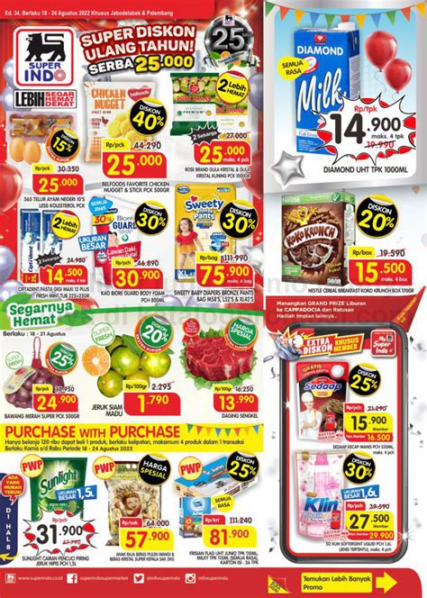 Promo Superindo Katalog Belanja Mingguan Periode Agustus