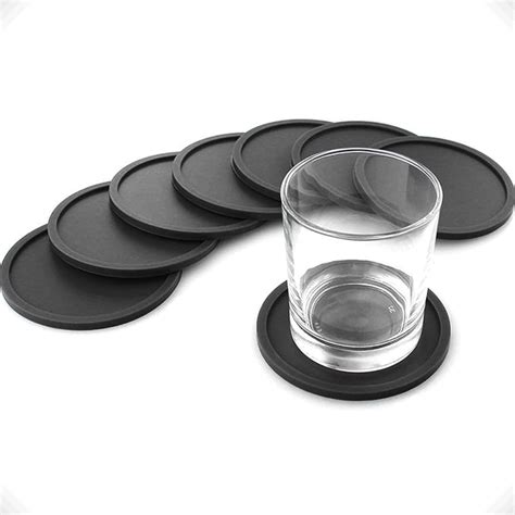 Porta Copos De Mesa - Kit De Mesa Porta Copos Em Madeira MDF Bolacha Porta Copo Kit 4 ...