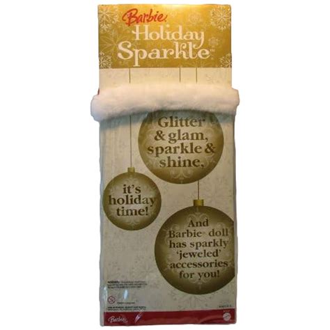 Holiday Sparkle Barbie Doll Giftset Blonde Gold Red M BarbiePedia