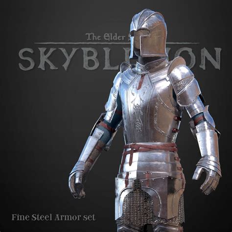 Artstation Fine Steel Armor Set Spyros Frigas Armor Fantasy Armor