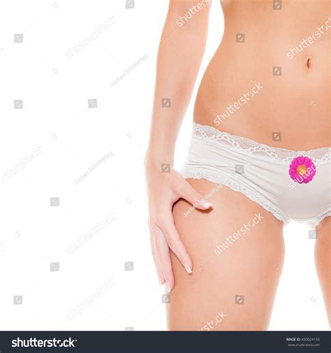Closeup Beautiful Nude Woman White Panties库存照片450024193 Shutterstock
