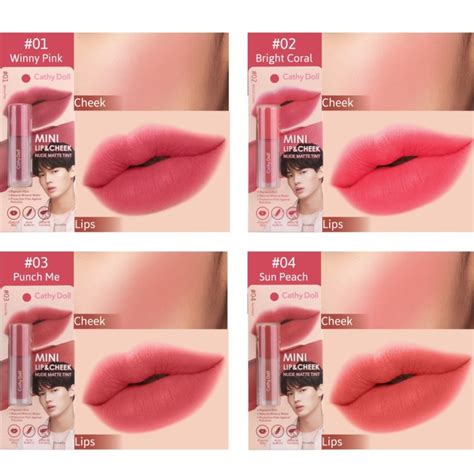 Jual Cathy Doll Mini Lip And Cheek Nude Matte Tint Win Metawin Tine Gether Di Seller Zenin