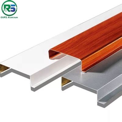 White Suspended Aluminium Strip Ceiling Interior Decoration 100mm 150mm