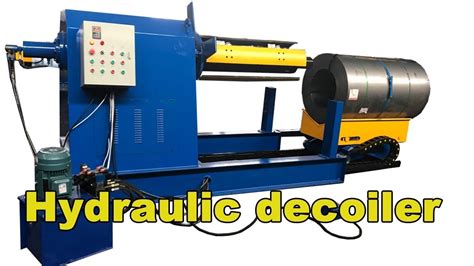 Decoiler Machine Hydraulic Decoiler With Car Ton Auto Uncoiler