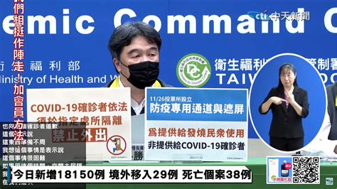 快訊疫情加溫！今新增19051例本土個案 境外移入104、死亡27 中天新聞網