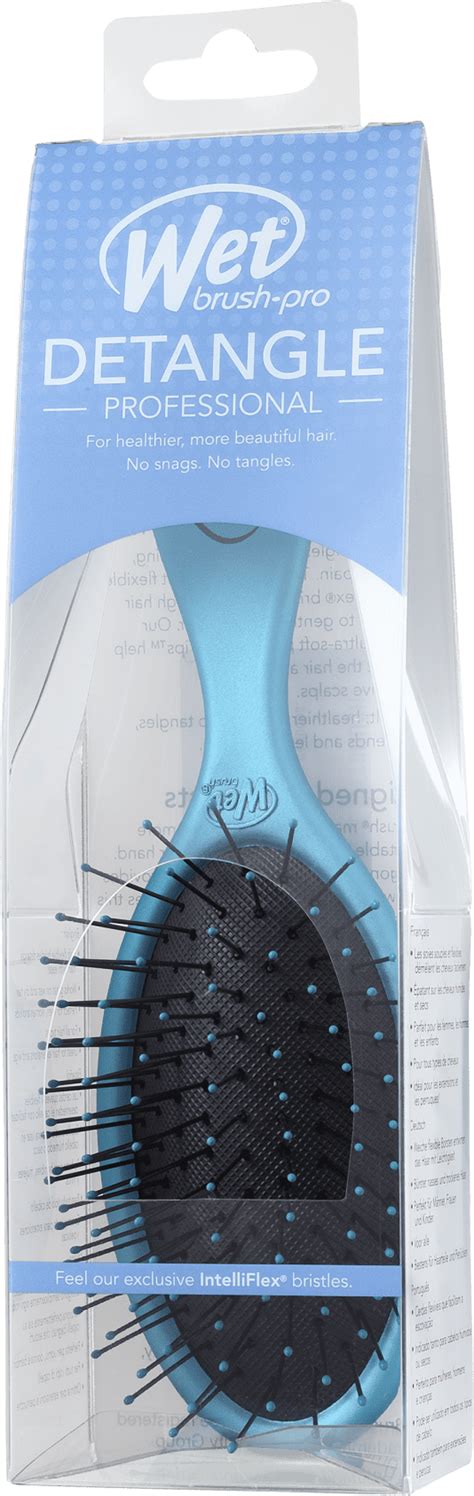 Escova Wet Brush Pro Média Azul Oval Beleza na Web