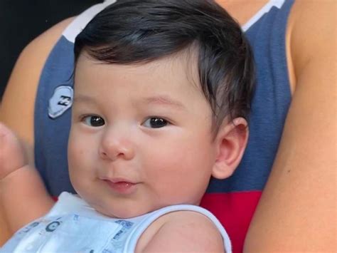 Vickie Rushton And Jason Abalos Son Knoa Acts Cute In Front Of The