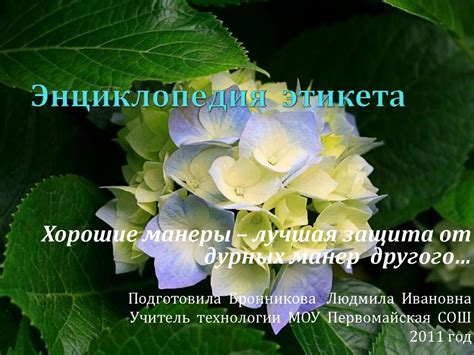 Энциклопедия этикета - презентация онлайн