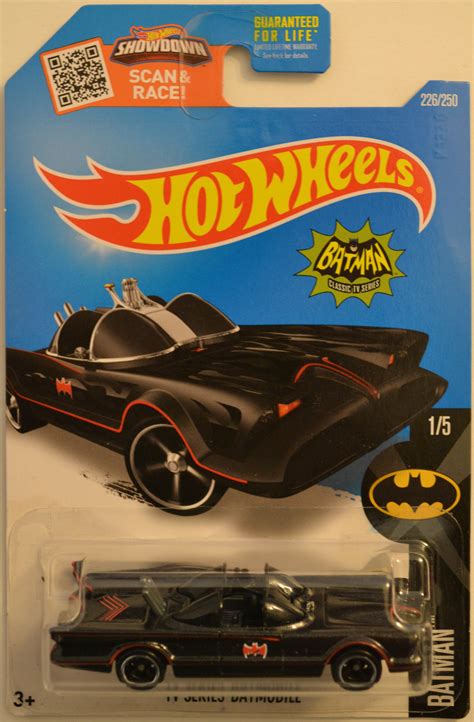 Hot Wheels Compatible Tv Series Batmobile S Black Custom Made With Real Rider Rubber
