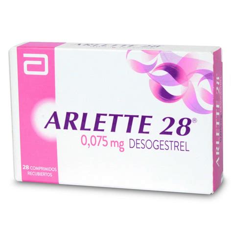 Arlette Desogestrel Mg Comprimidos Recubiertos