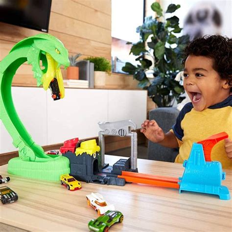 Pista Hot Wheels City Ataque De Cobra Serpente T Xico Mattel Gtg Brinquedos