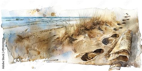 Path of Wisdom: The Footprints in Sand and Ancient Scrolls - Imagine ...