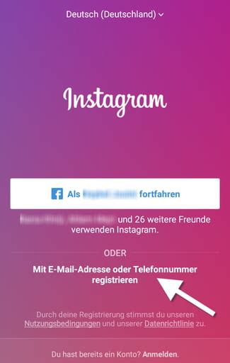 Instagram Account Erstellen