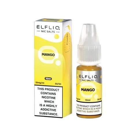 Mango Nic Salt E Liquid By Elfliq Elf Bar Efag Ireland Free IE