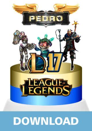 Topo De Bolo League Of Legends Topos De Bolo Gr Tis Para Imprimir