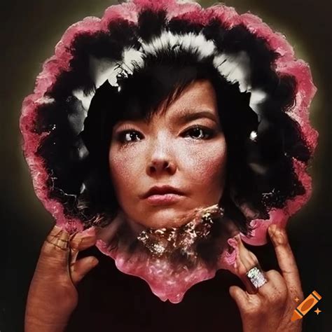 Björk album cover art on Craiyon