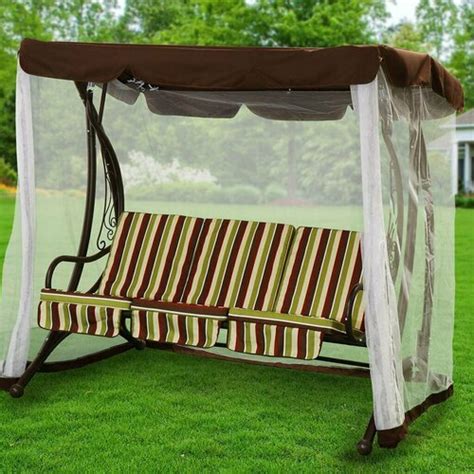 Качели садовые 3-местные, 198х115х176 см, 250 кг, Green Days, с ...