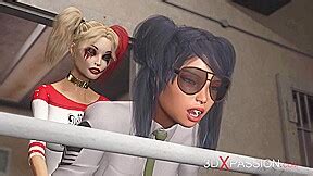 Hot Sex In Jail Harley Quinn Fucks A Female Prison Officer Pornfeel
