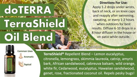 Terrific doTERRA TerraShield Oil Blend Uses - YouTube