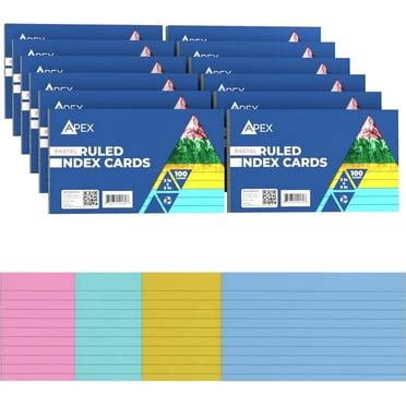 Oxford Neon Lined Index Cards 3 X 5 Inches Assorted Colors 300 Pack