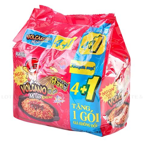 Mì Koreno Xào Gà Lốc 4 Gói 118G