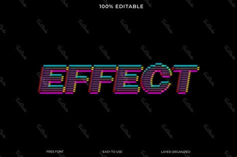 Efecto De Texto Estilo Arcade Retrogaming Archivo Psd Photoshop Premium