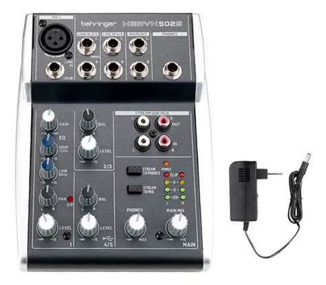 Mesa De Som Behringer Xenyx S Canais C Xlr P Rca Usb