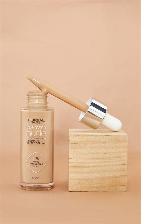 L Oreal Paris True Match Nude Plumping Tinted Serum Hyaluronic Acid