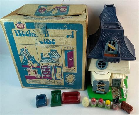 Lot Vintage 1976 Hasbro Romper Room Weebles Haunted House W Box