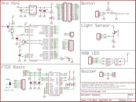 Схема Arduino Pro Mini 328p