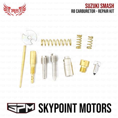 R8 Carburetor Repair Kit For Suzuki Smash 115 9856 575 Lazada PH