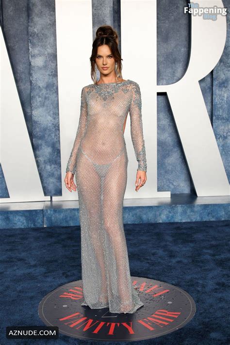 Alessandra Ambrosio Shows Off Her Hot Figure In A Gorgeous See Through