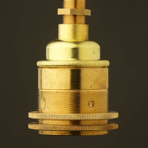 New Brass Threaded Entry Lampholder Edison E