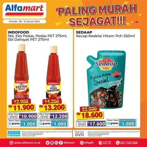 Promo Alfamart Paling Murah Sejagat Januari Beragam Produk