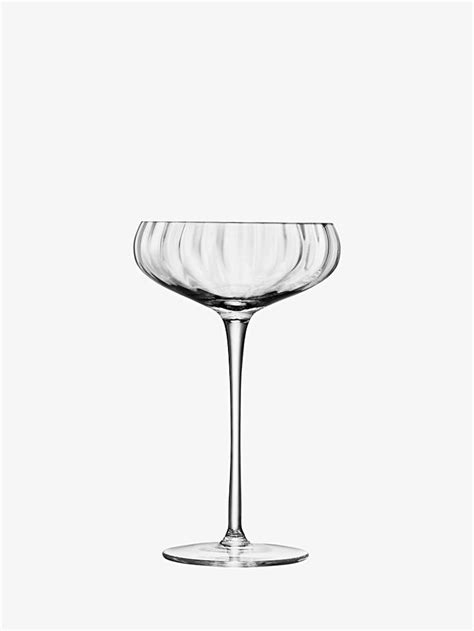 Champagne Saucer X Ml Clear Aurelia Collection Lsa Drinkware