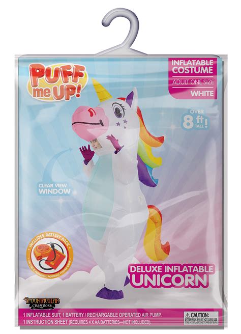 Buy Spooktacular Creations Inflatable Costume Unicorn Full Body Unicorn