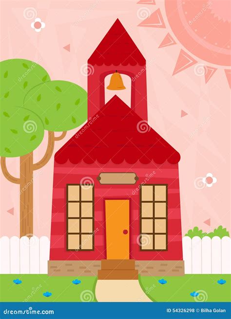 Cute Schoolhouse Clip Art