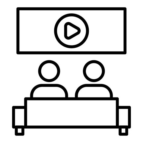 Cinema Screen Icon Style 21266502 Vector Art at Vecteezy