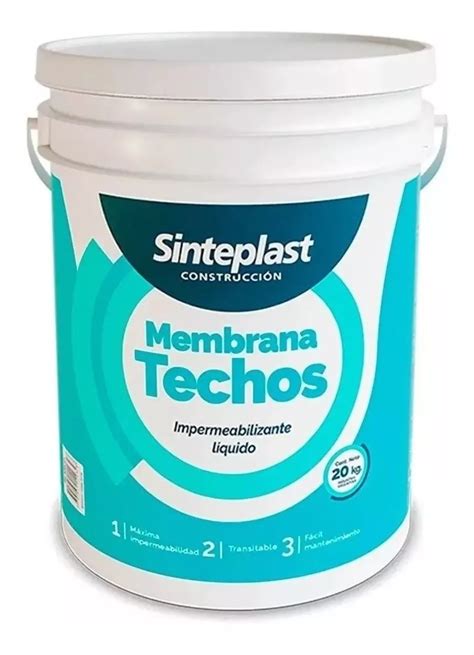 Membrana Liquida Techos Sinteplast X 20kg Grupo Alar