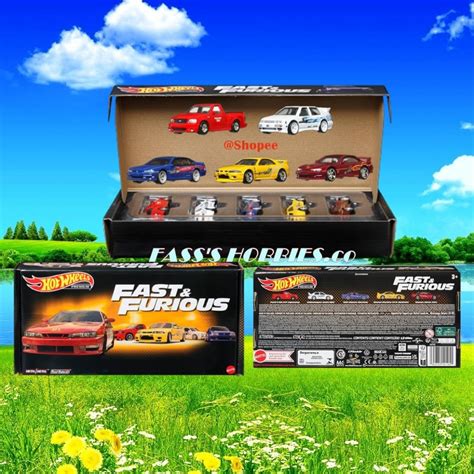 HOT WHEELS FAST AND FURIOUS PREMIUM BOX SET WITH Nissan Skyline GT R Nissan Silvia S