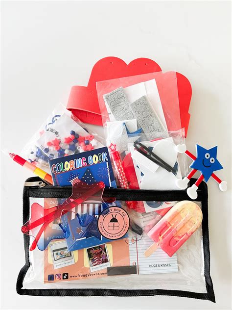 🧨 4th Of July Red White And Buggy Bag 🧨 Buggy Box Co