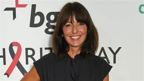 Davina Mccall Rocks A Metallic Trouser Suit For Secret Show Filming