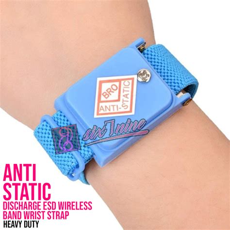 Anti Static Wrist Strap, ESD Wrist Strap, Cordless Wireless Adjustable