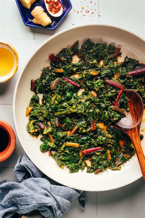 Sesame Sautéed Swiss Chard - Minimalist Baker Recipes
