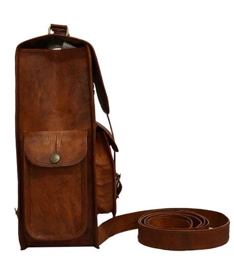 Small Leather Laptop Backpack 14" | High On Leather